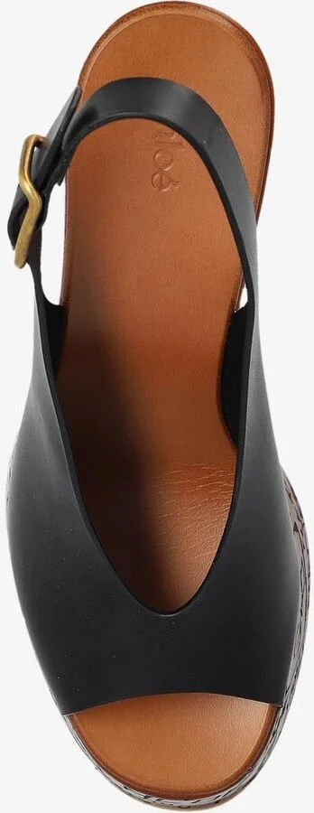 Maxime 130 Leather Wedge Sandals - Image 3