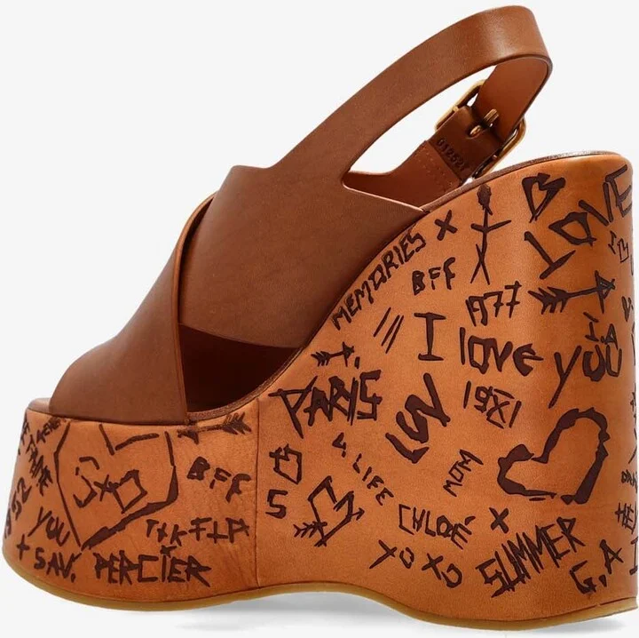 Maxime 130 Platform Wedge Sandals - Image 2