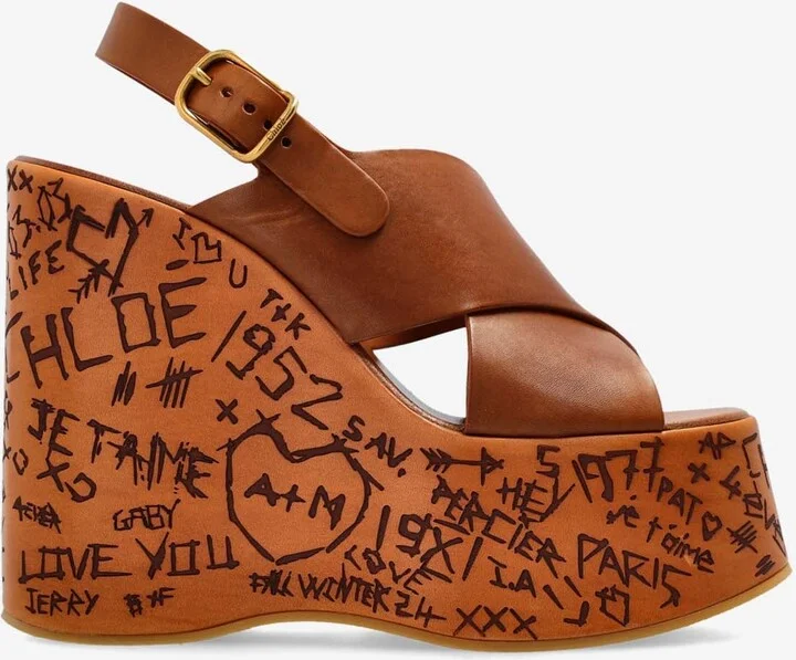 Maxime 130 Platform Wedge Sandals