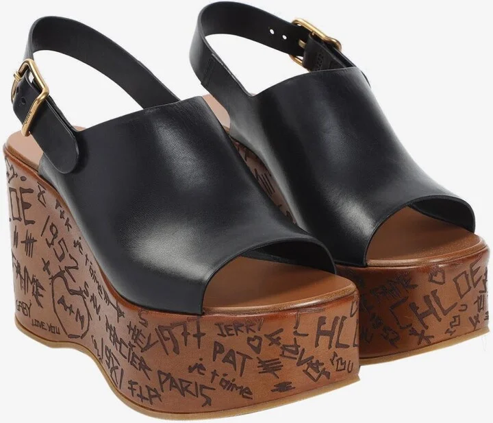 Maxime 80 Wedge Sandals - Image 2