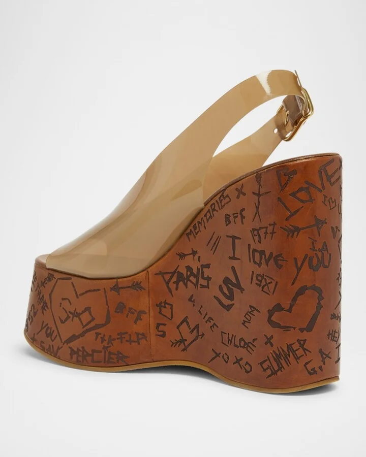 Maxime Jelly Slingback Platform Sandals - Image 2