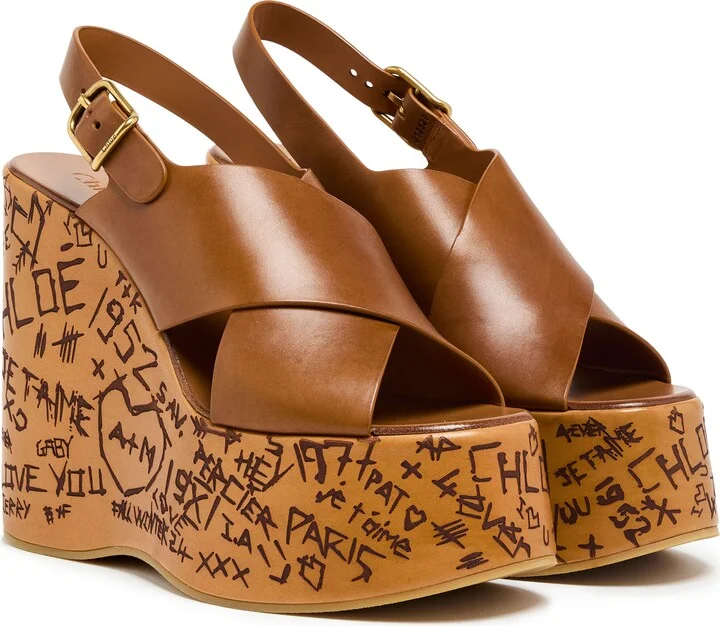Maxime wedge sandals 130 - Image 3