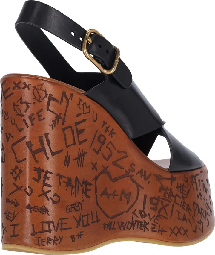 'maxime' Wedge Sandals - Image 4