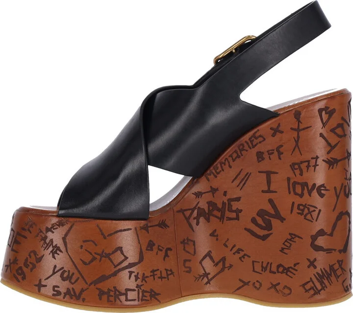 'maxime' Wedge Sandals - Image 3