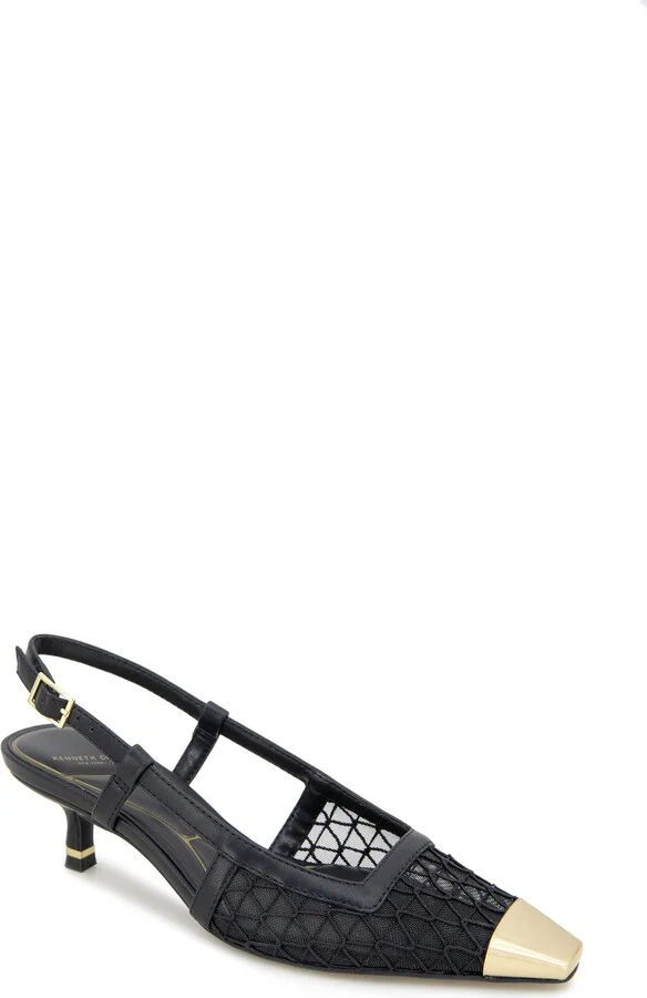 Maxine Kitten Heel Slingback Pump