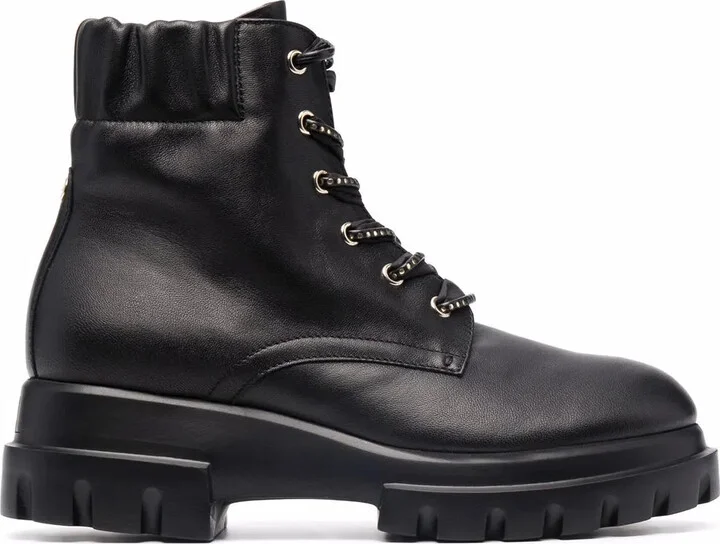 Maxine Lux lace-up boots