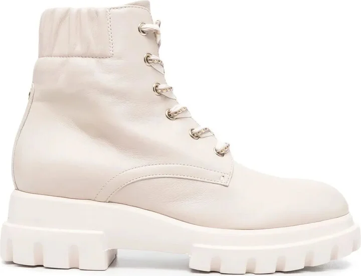 Maxine Lux lace-up boots