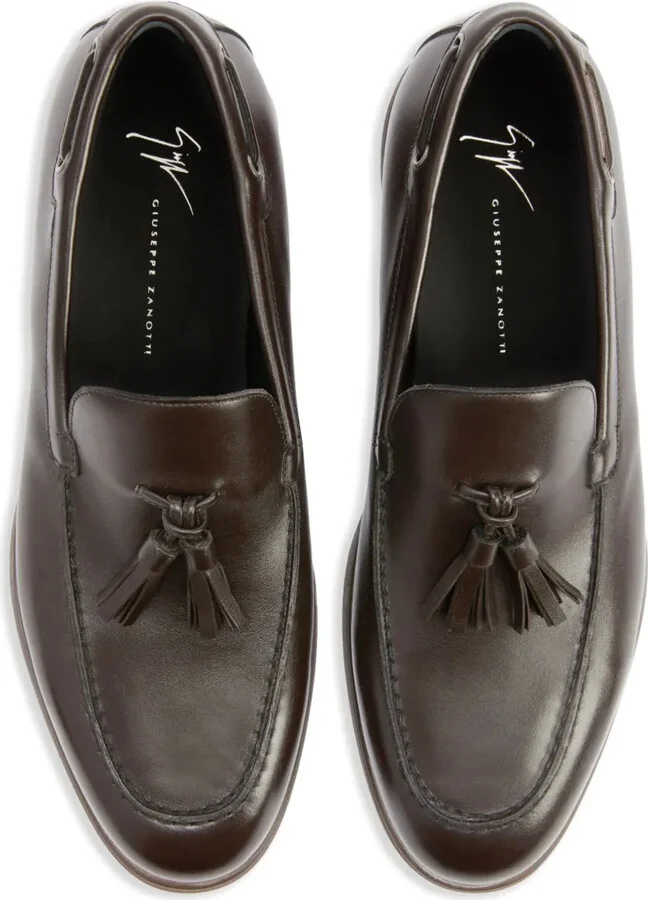 Maxvel tassel-detail leather loafers - Image 4