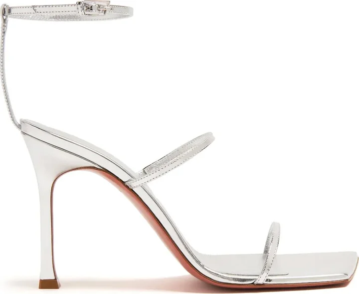 Maya 95mm metallic leather sandals