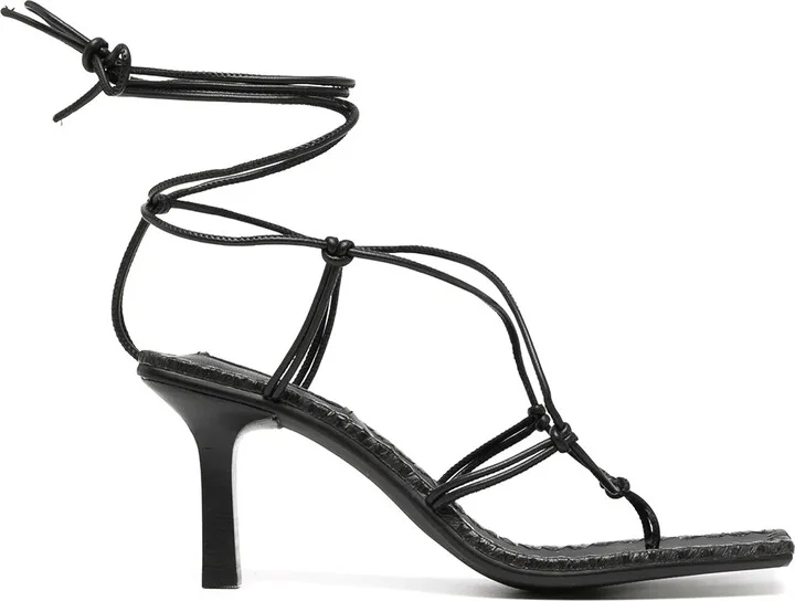 Maya ankle-tie sandals