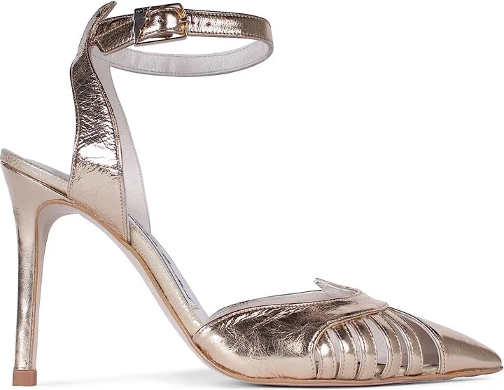 Maya Gold Stiletto Heels