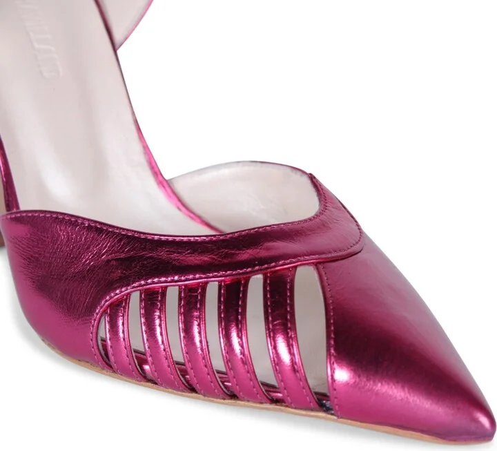 Maya Hot Pink Stiletto Heels - Image 3