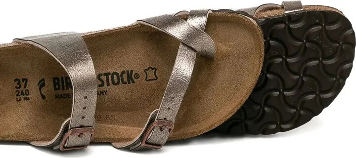 Mayari metallic double-buckle sandals - Image 3