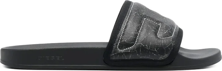 Mayemi logo-embroidered slides