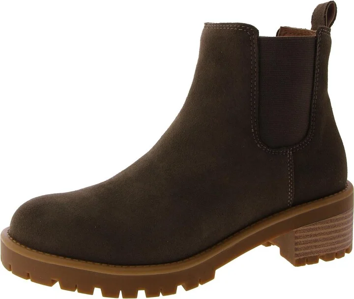 Mayes Womens Suede Waterproof Ankle Boots