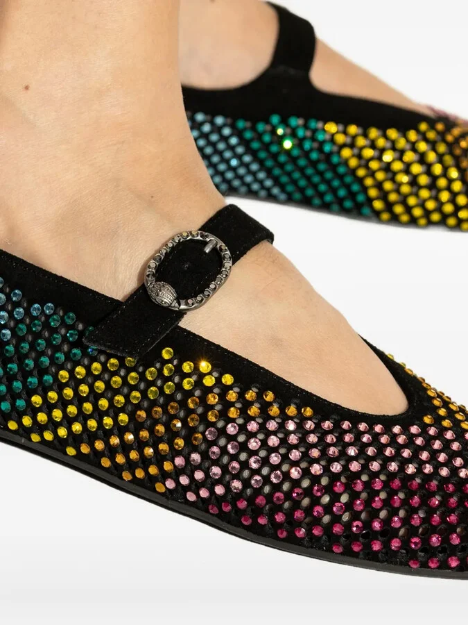 Mayfair crystal-embellished ballet flats - Image 5