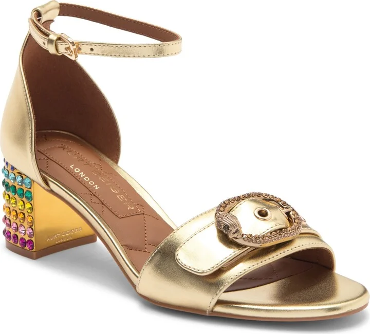Mayfair Eagle Block Heel Sandal