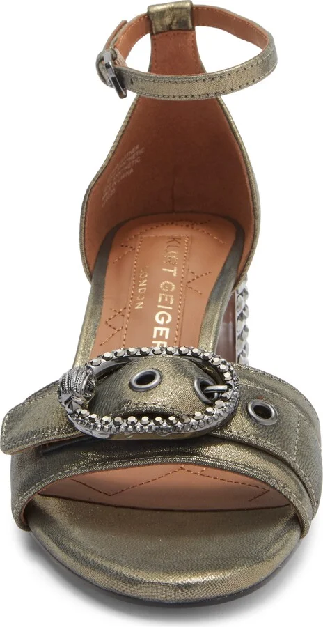 Mayfair Eagle Crystal Heel Sandal - Image 3