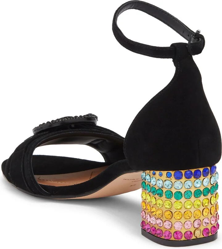 Mayfair Eagle Crystal Heel Sandal - Image 2