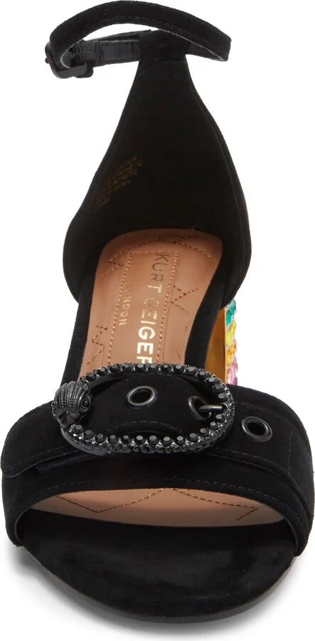 Mayfair Eagle Crystal Heel Sandal - Image 3