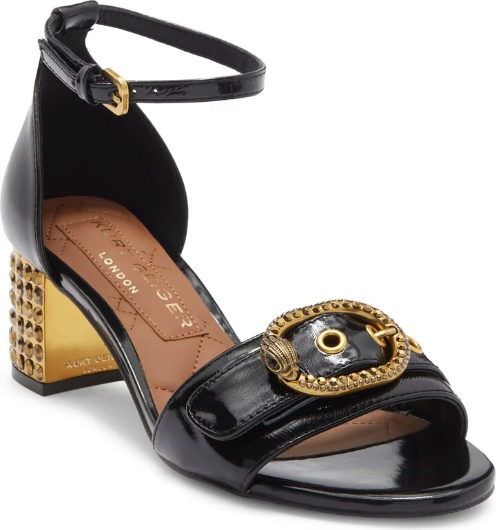 Mayfair Eagle Crystal Heel Sandal