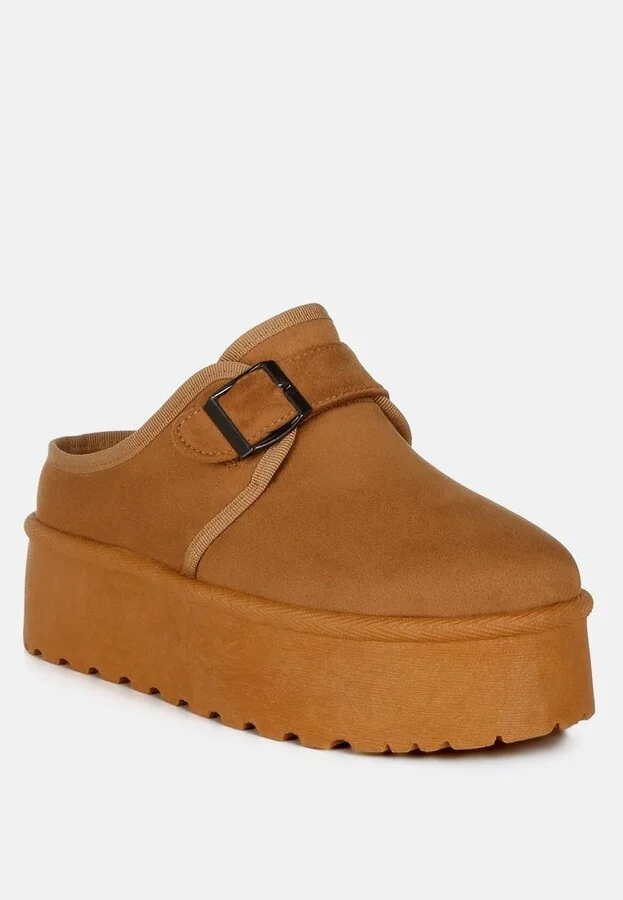 Mayfield Buckle Strap Fur Platform Classic Slip-On - Image 2