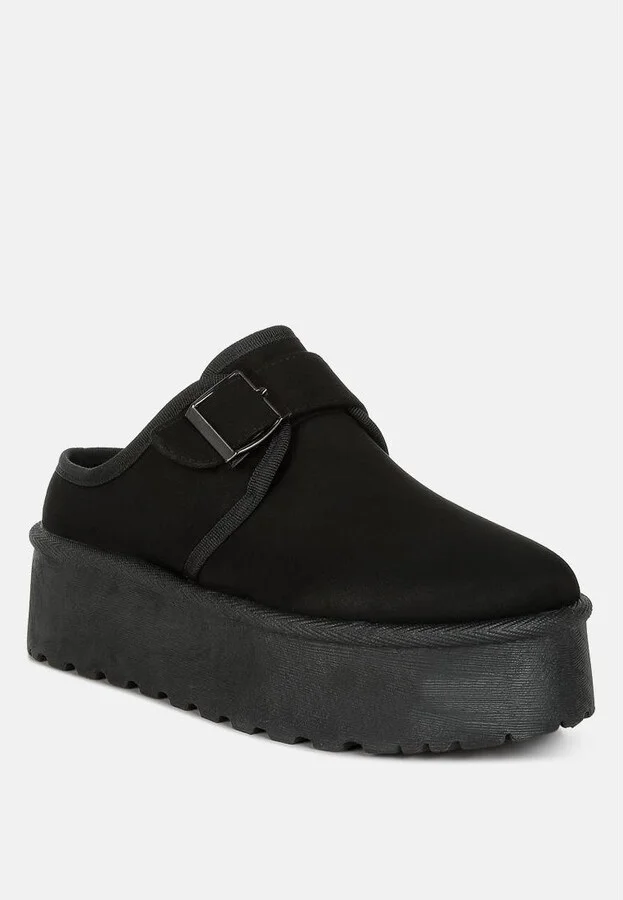 Mayfield Buckle Strap Fur Platform Classic Slip-On - Image 5