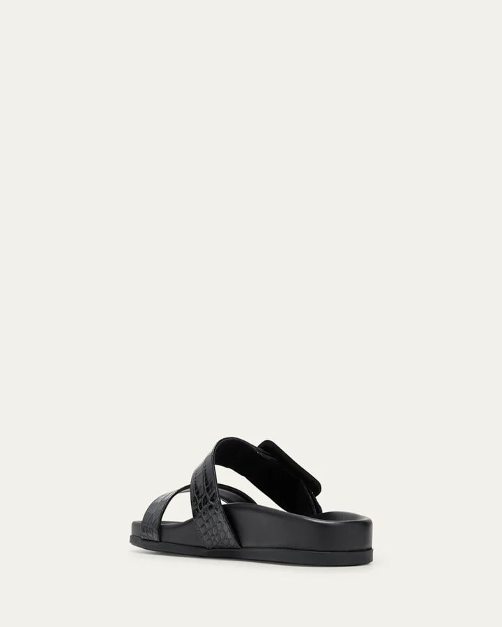Mayfu Fussbett Croco Slide Sandals - Image 9
