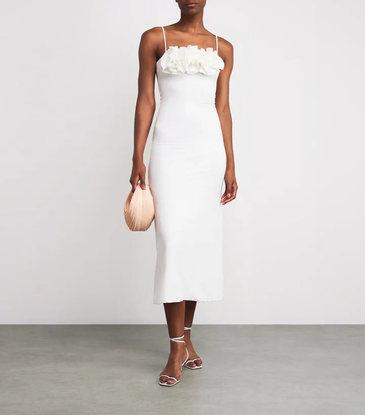 Maygel Coronel Appliqué Rose Aura Midi Dress - Image 2