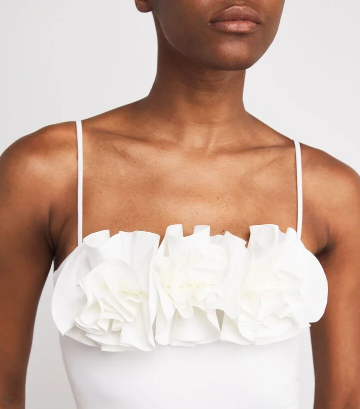 Maygel Coronel Appliqué Rose Aura Midi Dress - Image 6