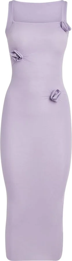Maygel Coronel Floral-Detail Ivy Midi Dress