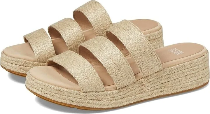 Mayla Sandals Women's US 8 Beige Wedge Heel Espadrille KHD1161