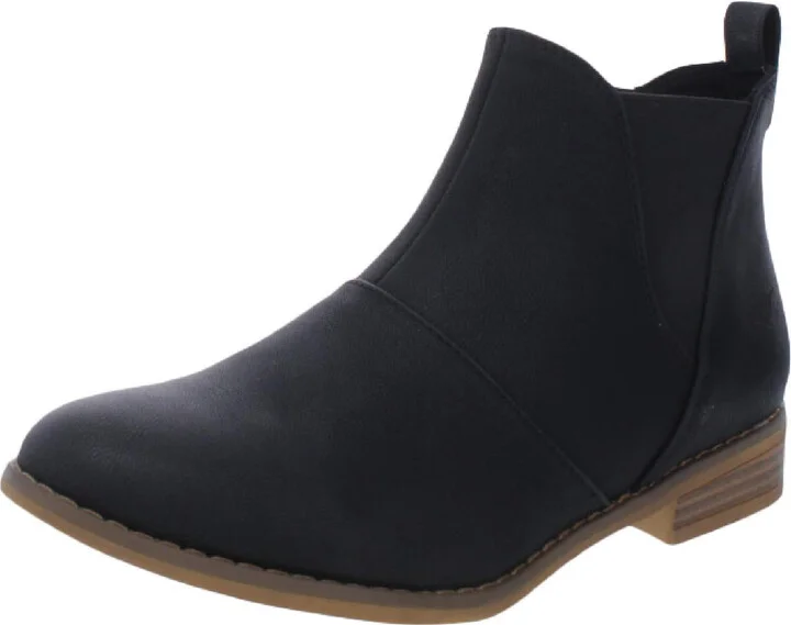 Maylon 2 Womens Faux Leather Ankle Chelsea Boots