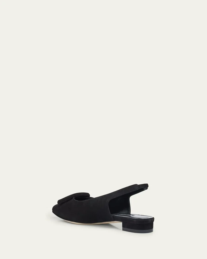 Maylura Suede Slingback Ballerina Flats - Image 11