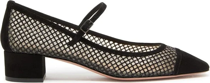 Mayor Crystals Mesh Pumps 35