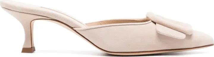 Maysale 50mm suede pumps