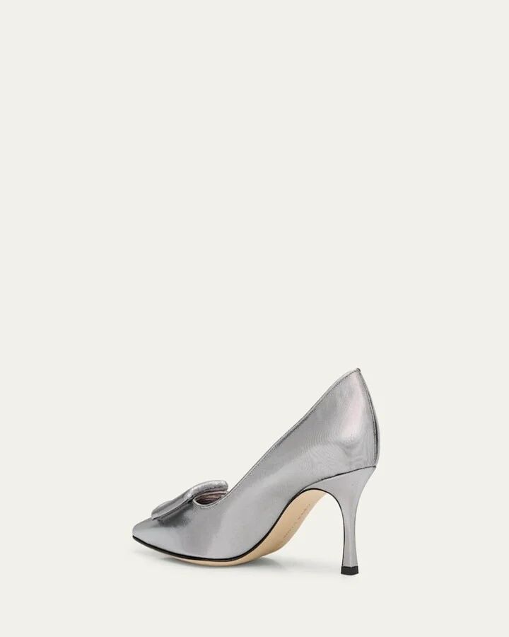 Maysale 70mm Silky Buckle Pumps - Image 2