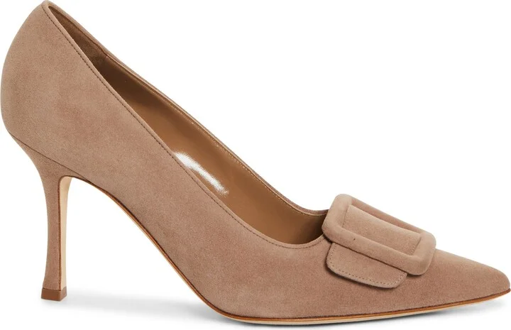 Maysale Buckle Pointed Toe Pump - Image 3