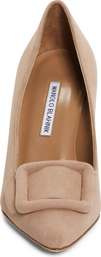 Maysale Buckle Pointed Toe Pump - Image 4
