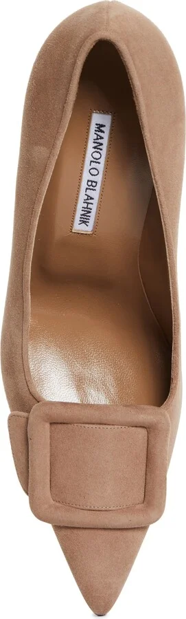Maysale Buckle Pointed Toe Pump - Image 5