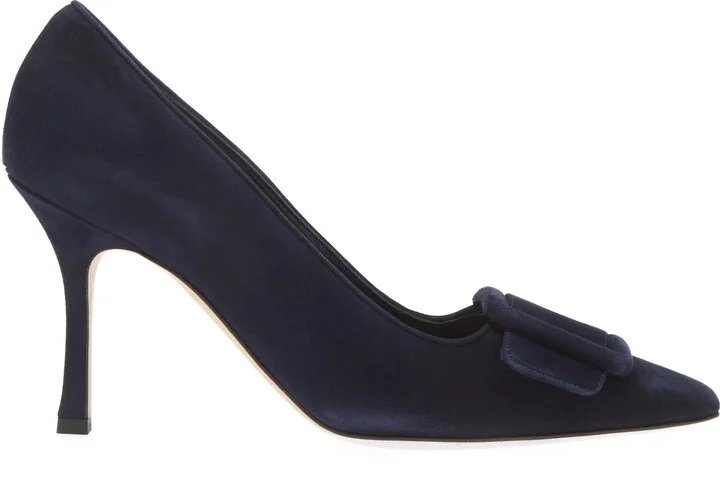 Maysale Buckle Pointed Toe Pump - Image 3