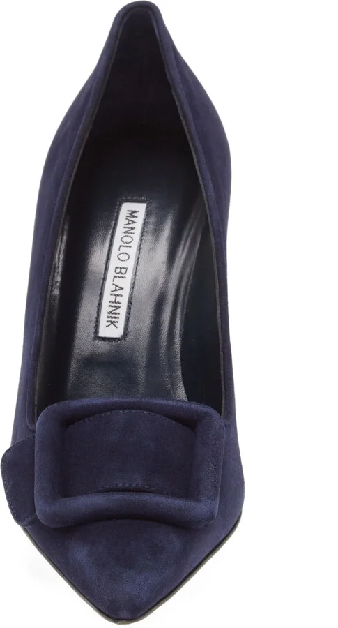 Maysale Buckle Pointed Toe Pump - Image 4