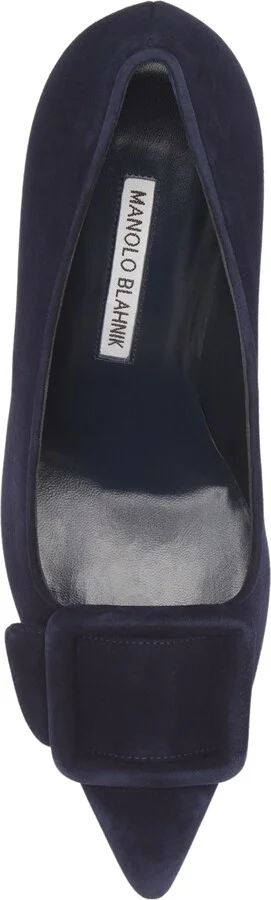 Maysale Buckle Pointed Toe Pump - Image 5