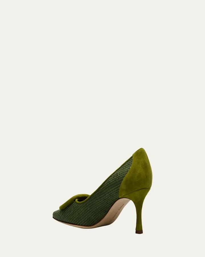 Maysale Woven Buckle Pumps - Image 6
