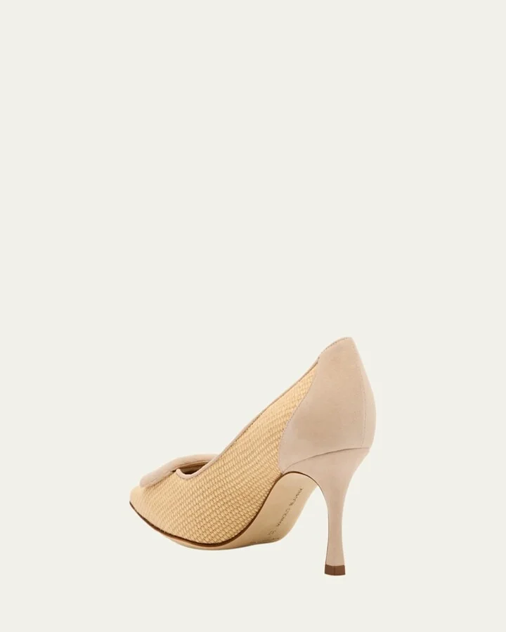 Maysale Woven Buckle Pumps - Image 9