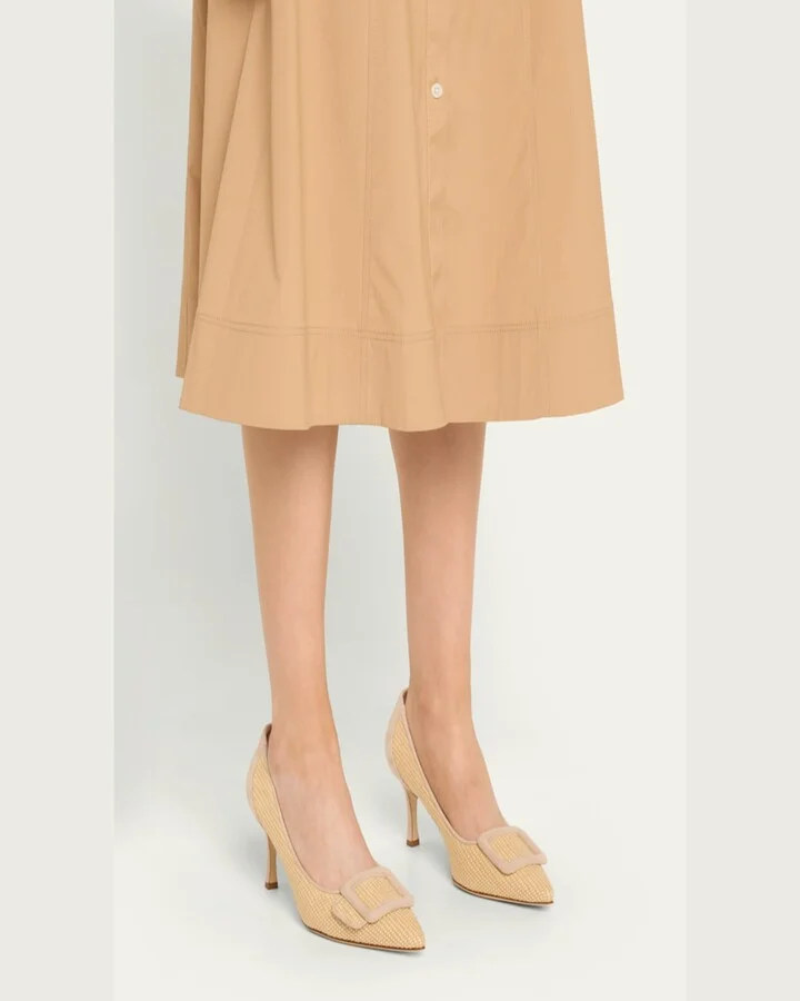 Maysale Woven Buckle Pumps - Image 11