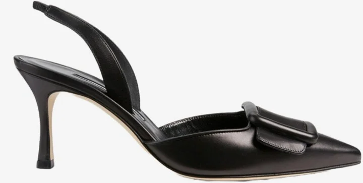 Maysli 70 Nappa Leather Slingback Pumps