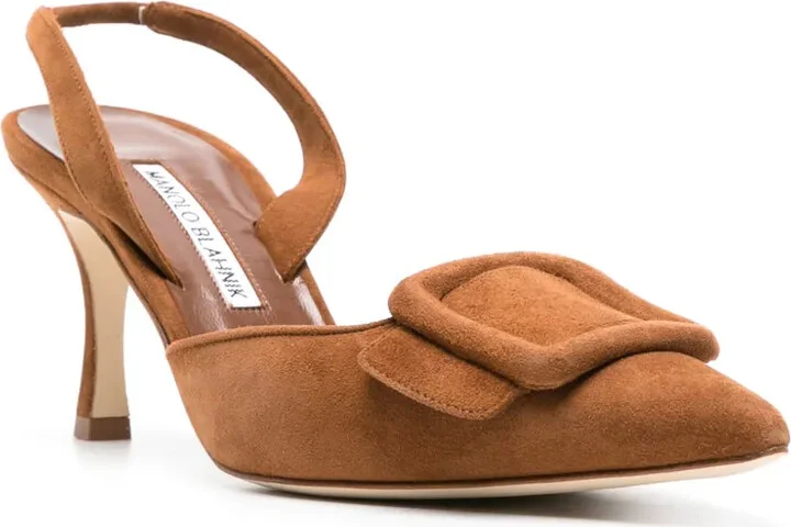 Maysli 70mm suede pumps - Image 2