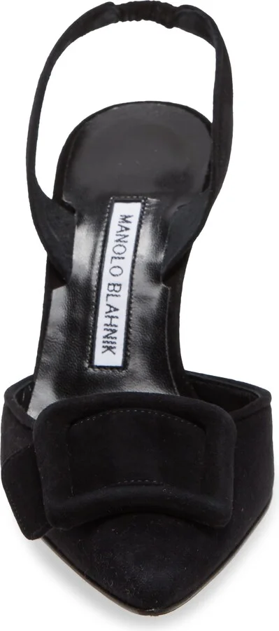 Maysli Buckle Slingback Pointed Toe Pump - Image 4