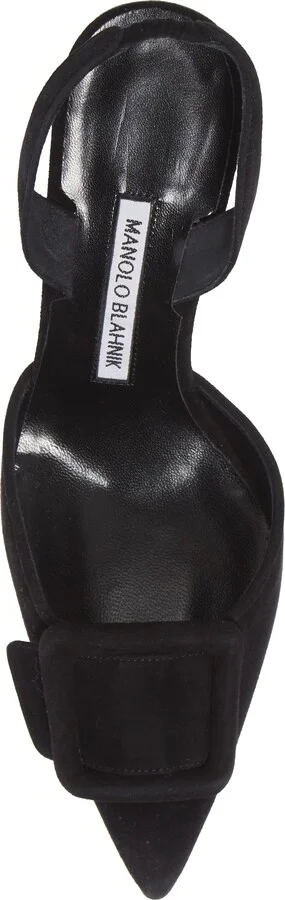 Maysli Buckle Slingback Pointed Toe Pump - Image 5